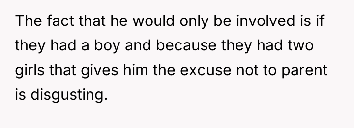 The fact that he would only be involved is if...