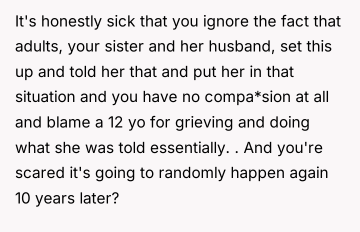 It's honestly sick that you ignore the fact that adults,...