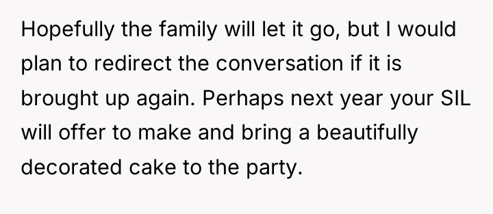 Hopefully the family will let it go, but I would...