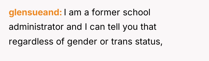 glensueand I am a former school administrator and I can...