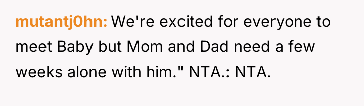 mutantj0hn We're excited for everyone to meet Baby but Mom...