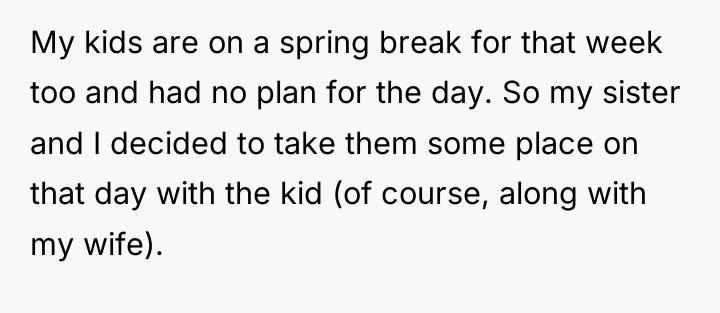 My kids are on a spring break for that week...