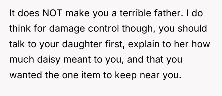 It does NOT make you a terrible father. I do...