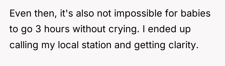 Even then, it's also not impossible for babies to go...