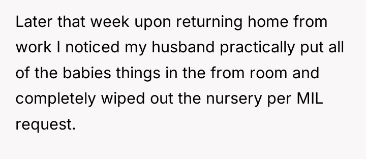 Later that week upon returning home from work I noticed...