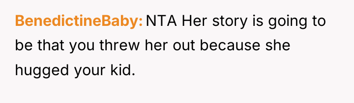 BenedictineBaby NTA Her story is going to be that you...