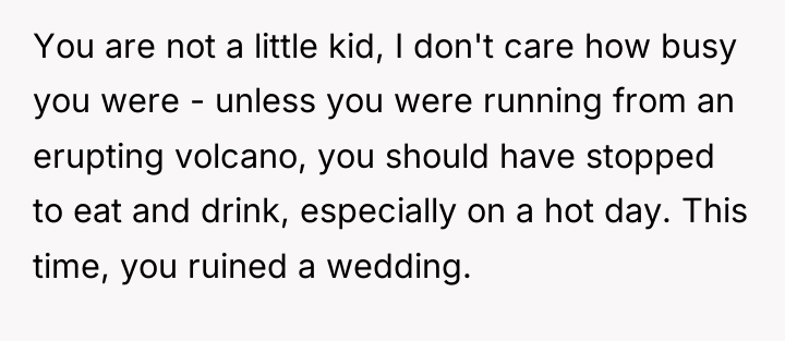 You are not a little kid, I don't care how...