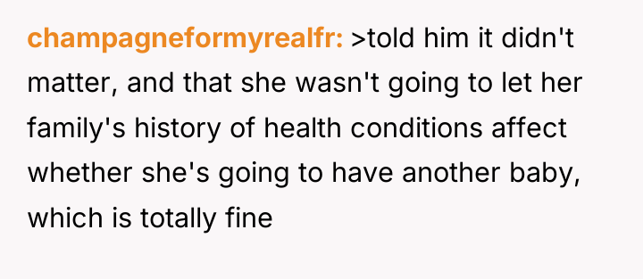 champagneformyrealfr >told him it didn't matter, and that she wasn't...