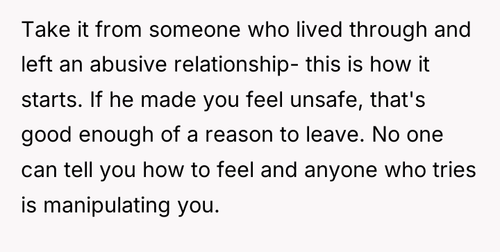 Take it from someone who lived through and left an...