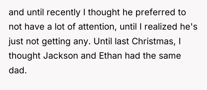and until recently I thought he preferred to not have...