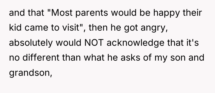 and that "Most parents would be happy their kid came...