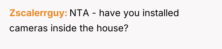 Zscalerrguy NTA - have you installed cameras inside the house?