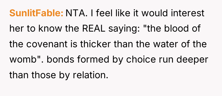 SunlitFable NTA. I feel like it would interest her to...