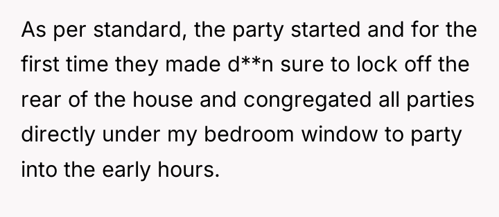 As per standard, the party started and for the first...