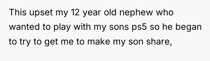 This upset my 12 year old nephew who wanted to...