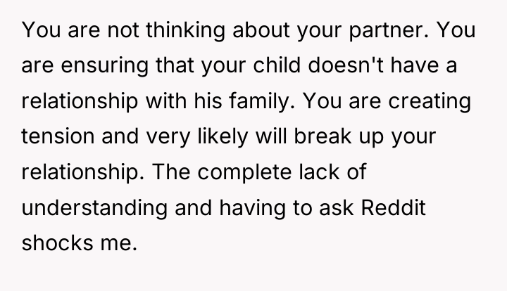 You are not thinking about your partner. You are ensuring...
