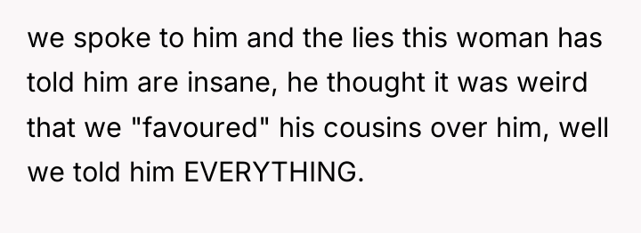 we spoke to him and the lies this woman has...