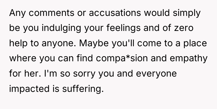Any comments or accusations would simply be you indulging your...