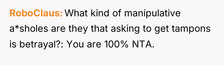 RoboClaus What kind of manipulative a*sholes are they that asking...