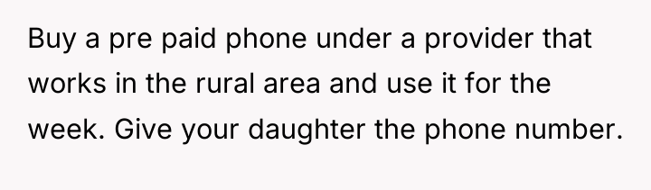 Buy a pre paid phone under a provider that works...