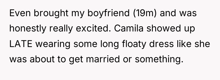 Even brought my boyfriend (19m) and was honestly really excited....