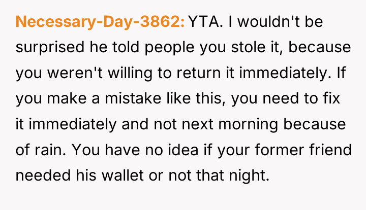 Necessary-Day-3862 YTA. I wouldn't be surprised he told people you...