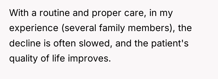With a routine and proper care, in my experience (several...