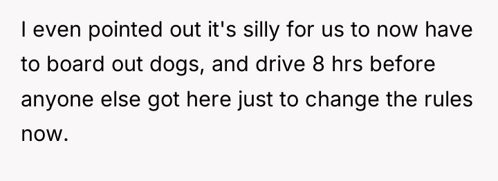 I even pointed out it's silly for us to now...
