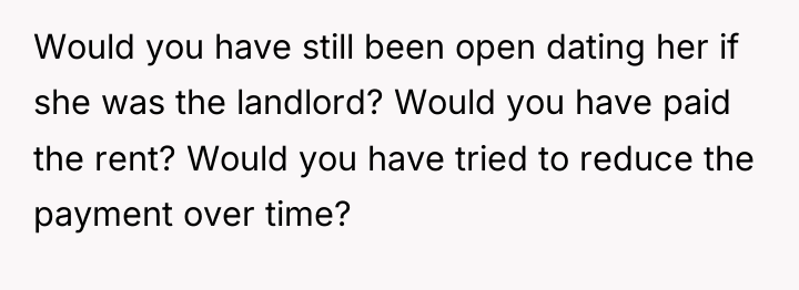 Would you have still been open dating her if she...