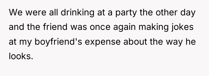 We were all drinking at a party the other day...