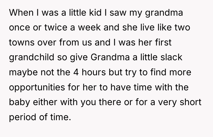 When I was a little kid I saw my grandma...