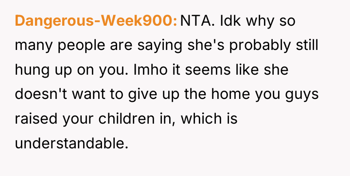 Dangerous-Week900 NTA. Idk why so many people are saying she's...
