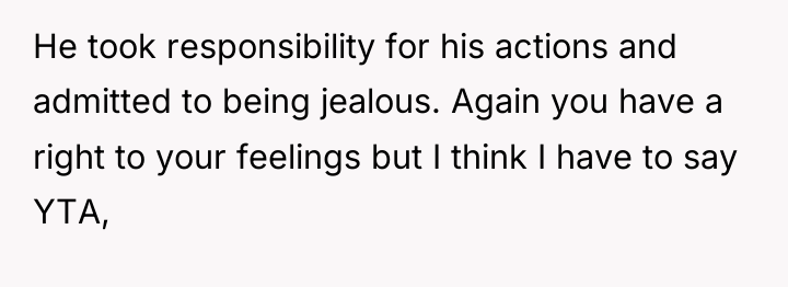 He took responsibility for his actions and admitted to being...