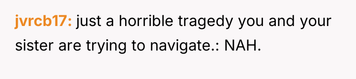 jvrcb17 just a horrible tragedy you and your sister are...