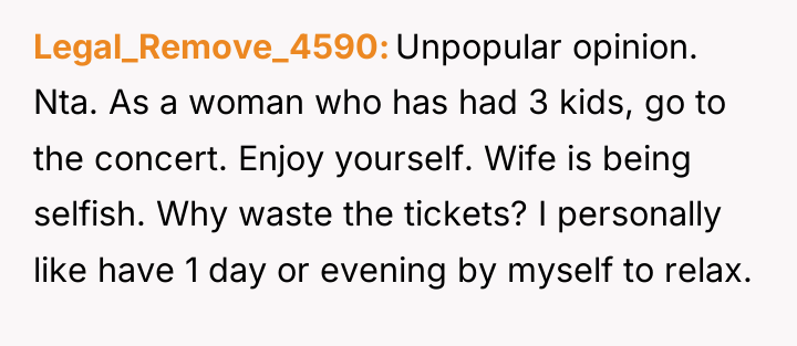 Legal_Remove_4590 Unpopular opinion. Nta. As a woman who has had...