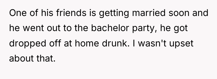 One of his friends is getting married soon and he...