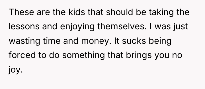 These are the kids that should be taking the lessons...