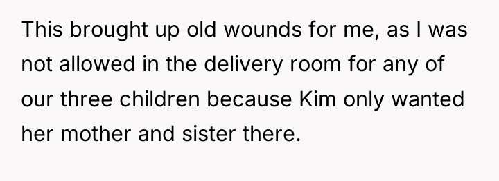 This brought up old wounds for me, as I was...