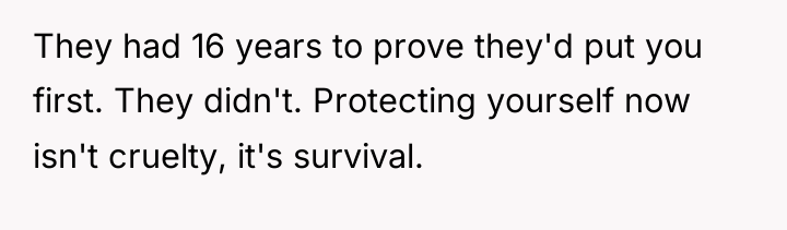 They had 16 years to prove they'd put you first....
