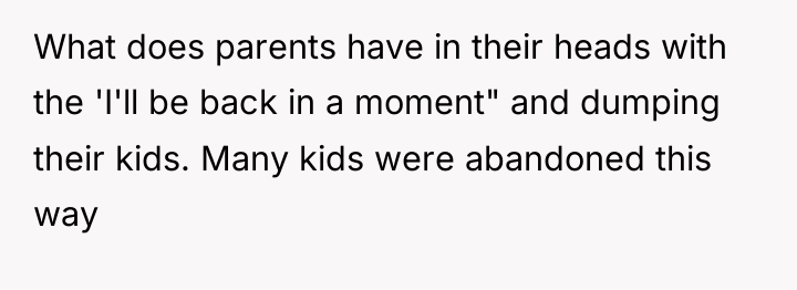 What does parents have in their heads with the 'I'll...