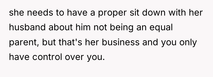 she needs to have a proper sit down with her...