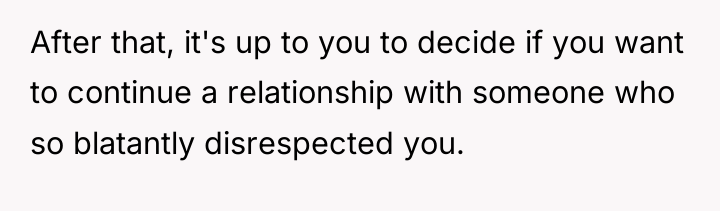 After that, it's up to you to decide if you...