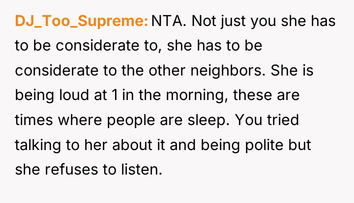 DJ_Too_Supreme NTA. Not just you she has to be considerate...