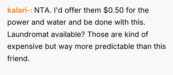 kalari- NTA. I'd offer them $0.50 for the power and...