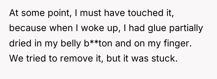 At some point, I must have touched it, because when...