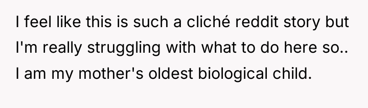 I feel like this is such a cliché reddit story...