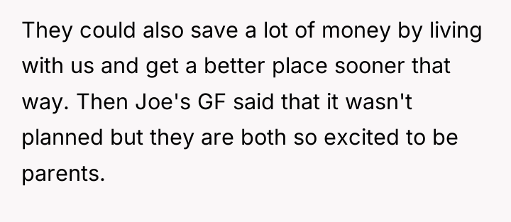 They could also save a lot of money by living...