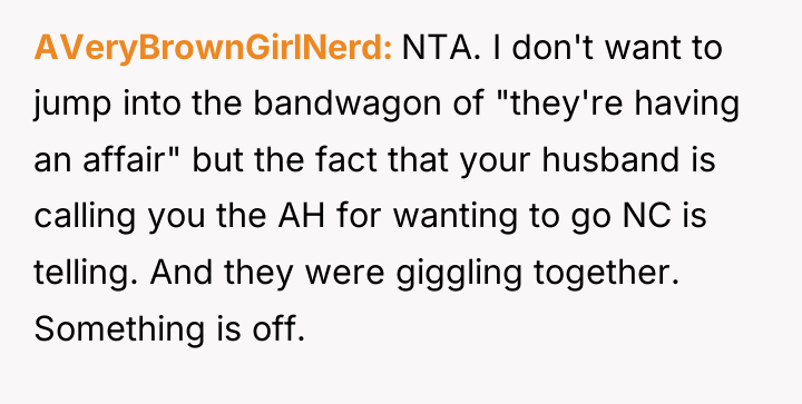 AVeryBrownGirlNerd NTA. I don't want to jump into the bandwagon...