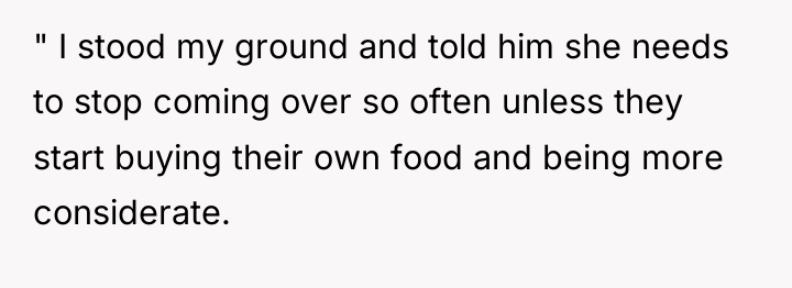 " I stood my ground and told him she needs...