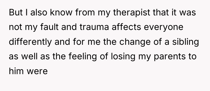 But I also know from my therapist that it was...